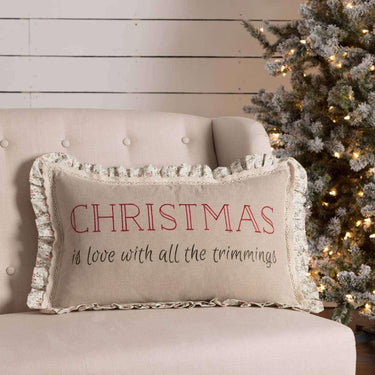 Carol Trimmings Pillow 14x22 - The Fox Decor